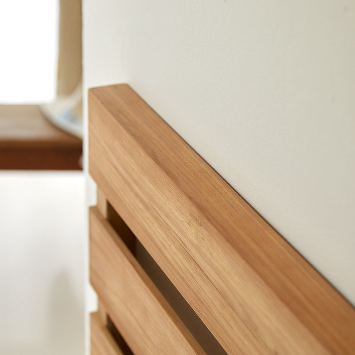 Tikamoon - Hoofdeinde voor kinderkamer van massief teakhout 135 cm