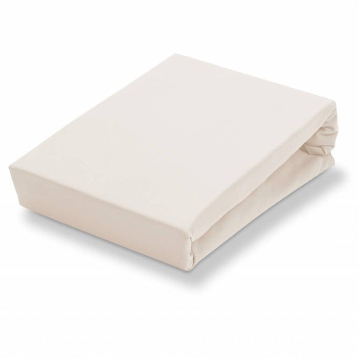 Jersey Soft Hoeslaken Natural | 180-200 x  200-220 cm | Ivoor