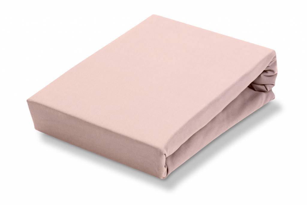 Jersey Supreme Splittopper Hoeslaken Sepia Pink | 180-200 x  200-220 cm | Roze