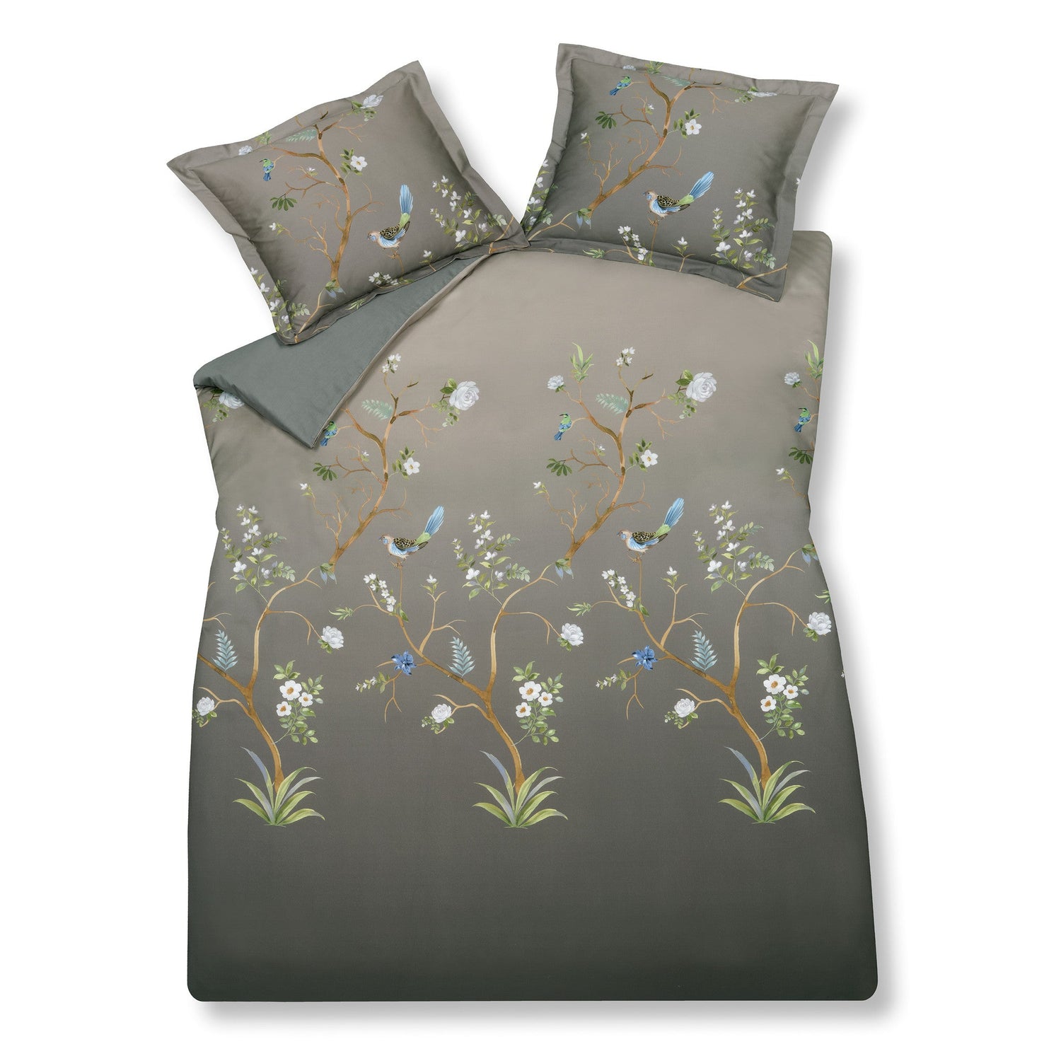 Dekbedovertrek Dreams Hazel | 200 x 200|220 cm | Bruin | Groen | Blauw