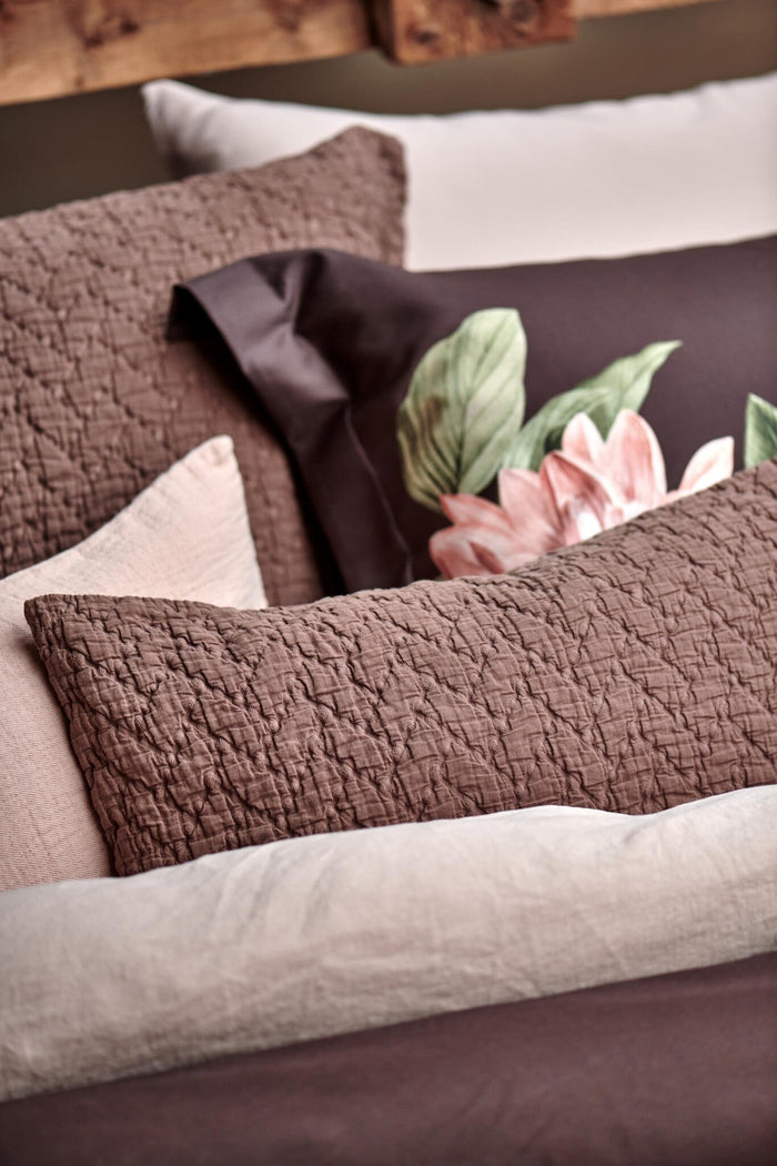 Pure Sprei Brownie | 180 x 260 cm | Bruin | Katoen