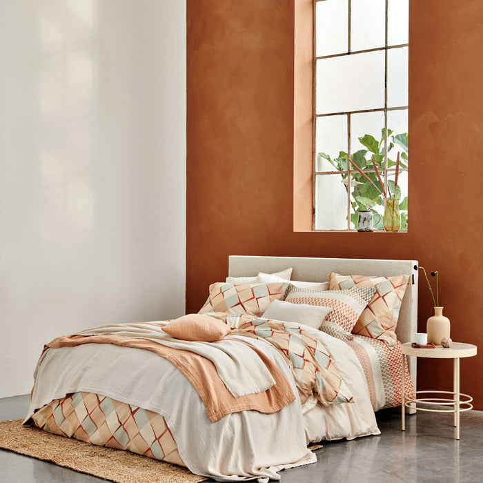 Vandyck Home Pique Sprei 160 x 250 cm - Cream Tan