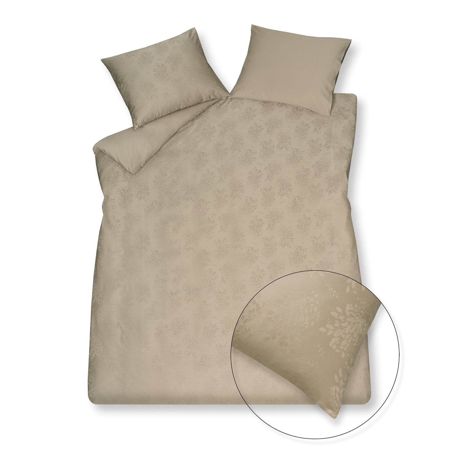 Dekbedovertrek Purity Sienna Linen | 240 x 200|220 cm | Beige | Bruin