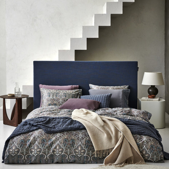 Dekbedovertrek Pure Oceanview | 140 x 200|220 cm | Grijs | Blauw