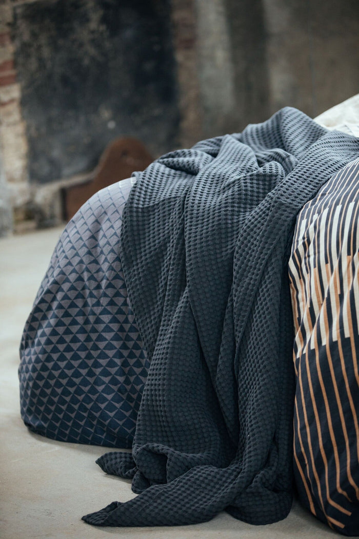 Dekbedovertrek Wander Off | Zwart | Beige | Bruin | Satijnkatoen