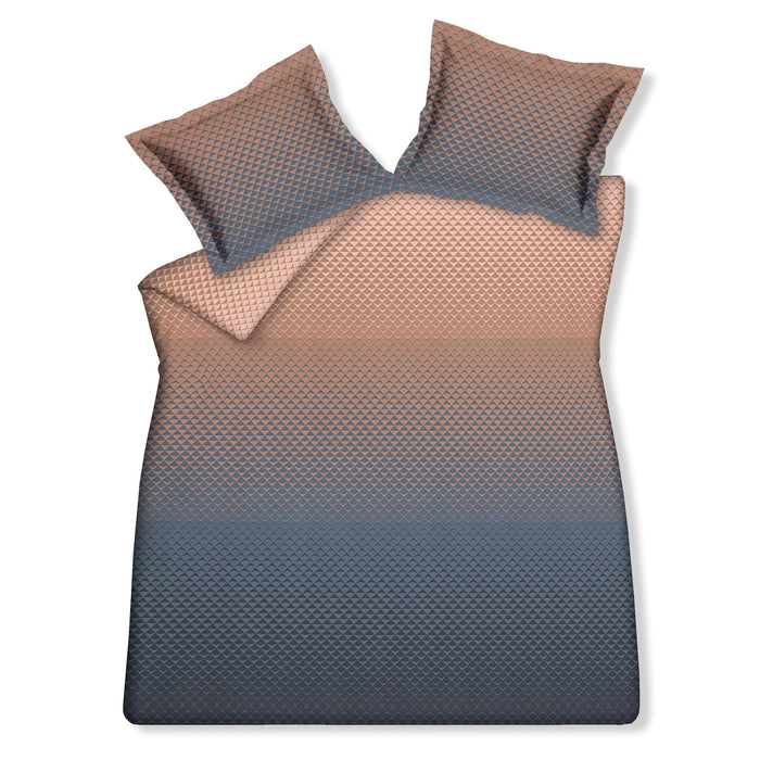 Dekbedovertrek Diamonds Oceanview | 200 x 200|220 cm | Bruin | Blauw