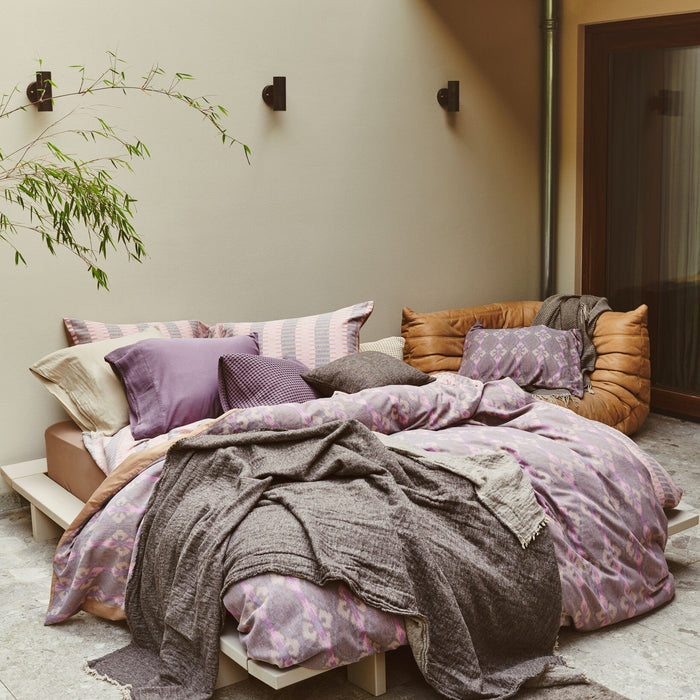 Dekbedovertrek Pure 73 Multi | 140 x 200|220 cm | Beige | Bruin | Roze