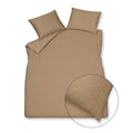 Dekbedovertrek Purity Monaco Caramel | 140 x 200|220 cm | Bruin