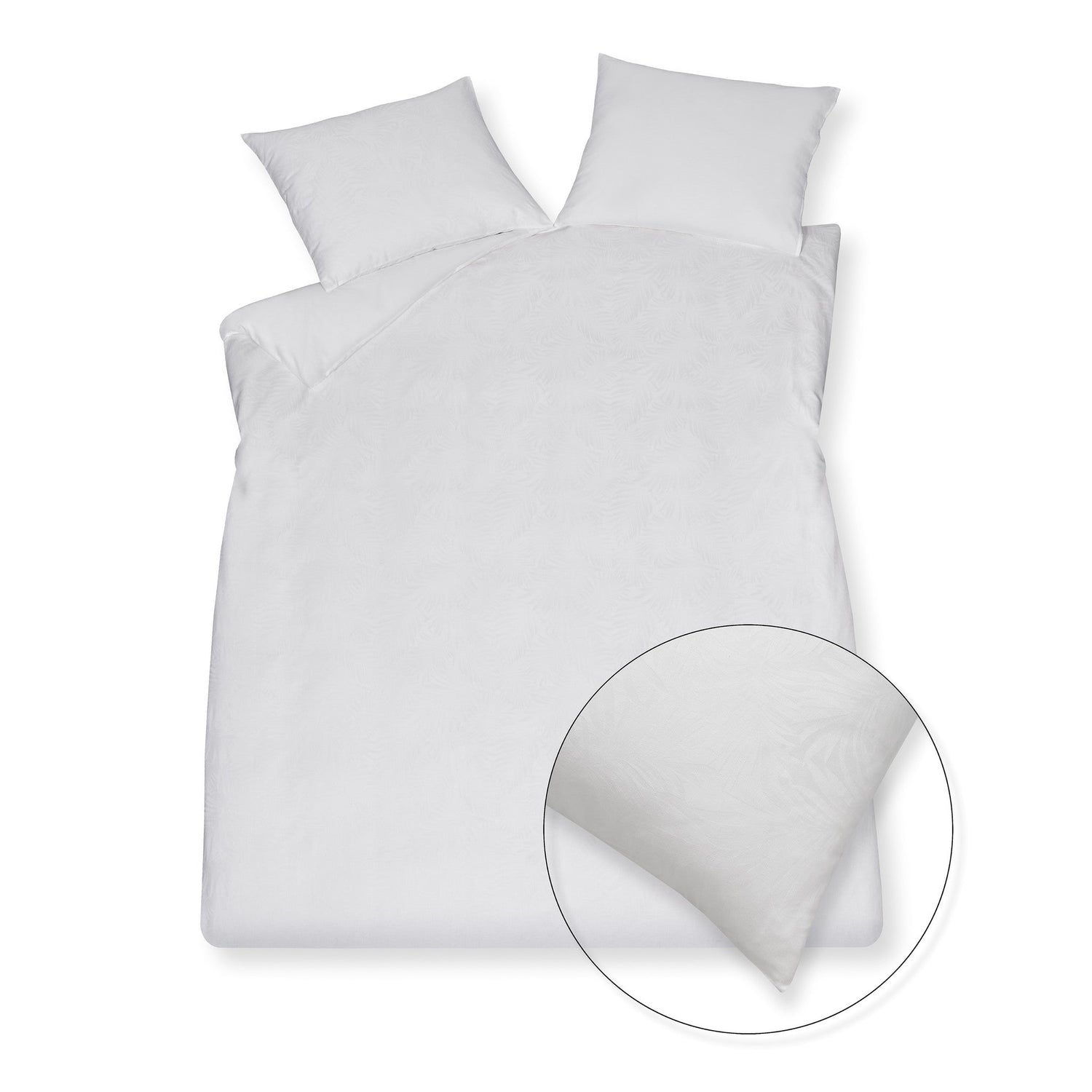 Dekbedovertrek Purity Florence | 140 x 200|220 cm | Wit | Satijnkatoen