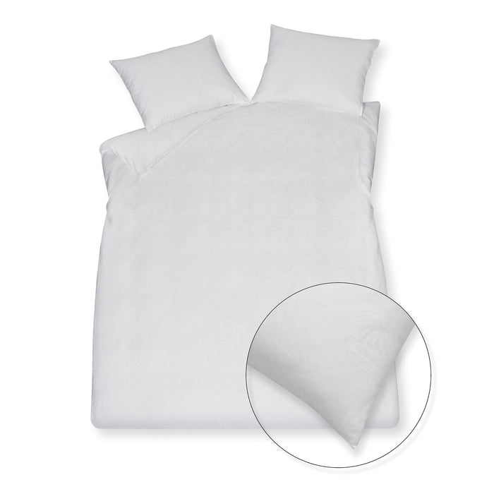 Dekbedovertrek Purity Florence | 140 x 200|220 cm | Wit | Satijnkatoen