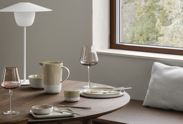 Sablo Savannah Plat Bord | Beige | Geel | Goud | Stoneware