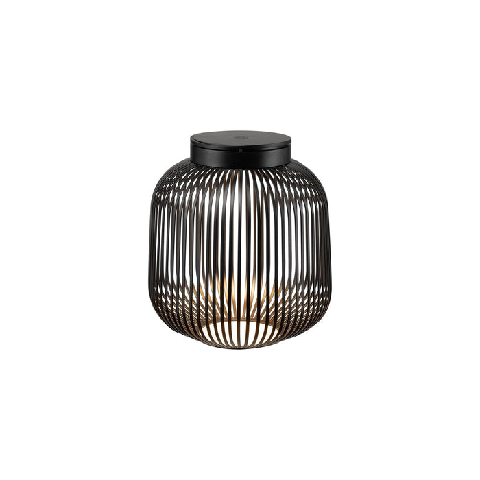 Lito Led Lamp Black Medium | Zwart | Staal