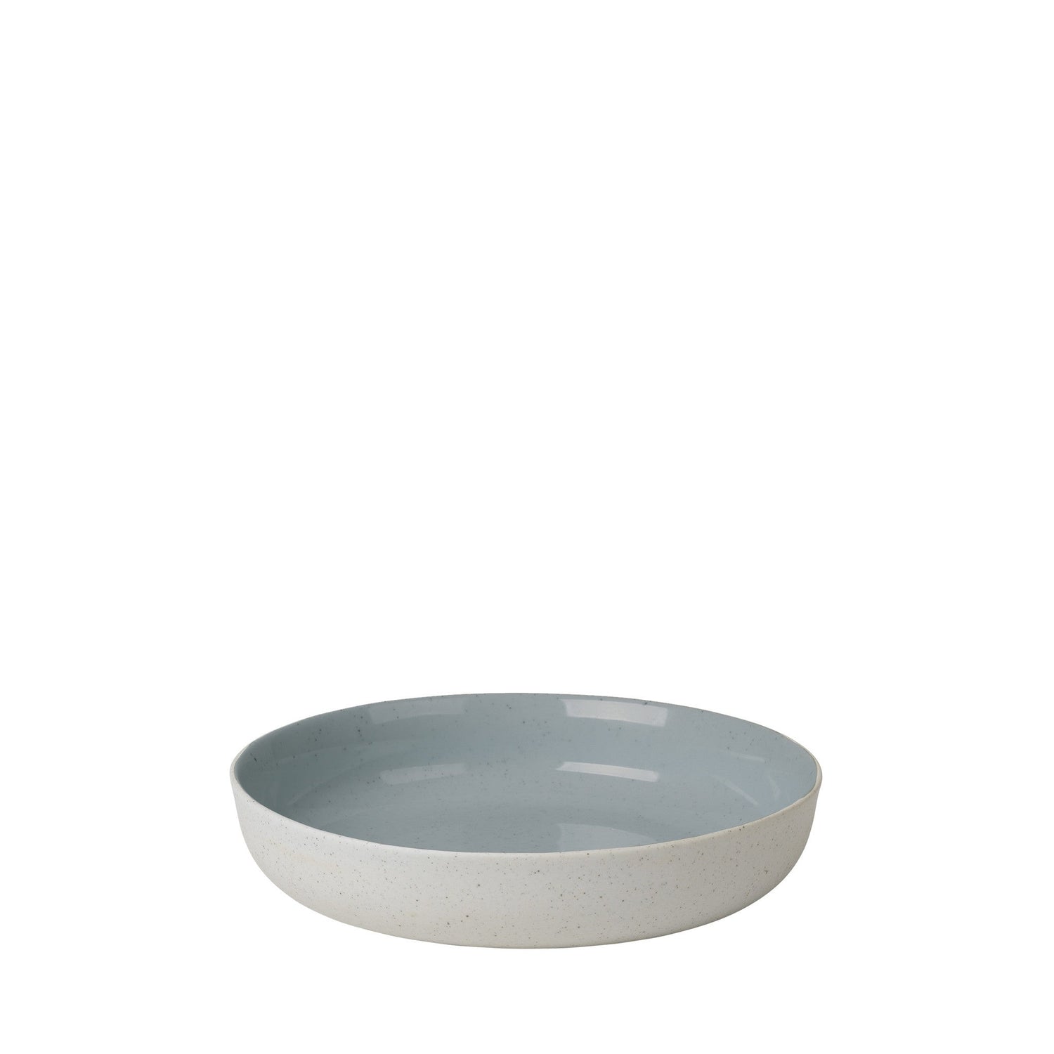 Sablo Stone Diep Bord 18, | Grijs | Blauw | Stoneware