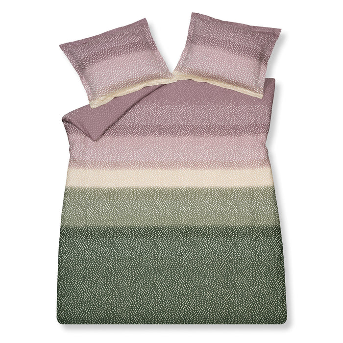 Dekbedovertrek Drops Viola | 240 x 200|220 cm | Groen | Paars
