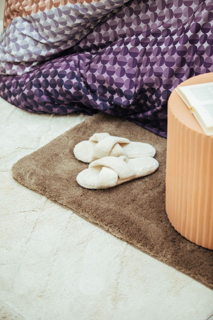 Dekbedovertrek Bubble Moonscape | 240 x 200|220 cm | Bruin | Paars