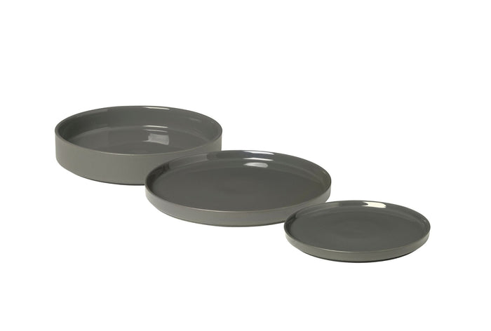 Pilar 12delige Serviesset Pewter | Grijs