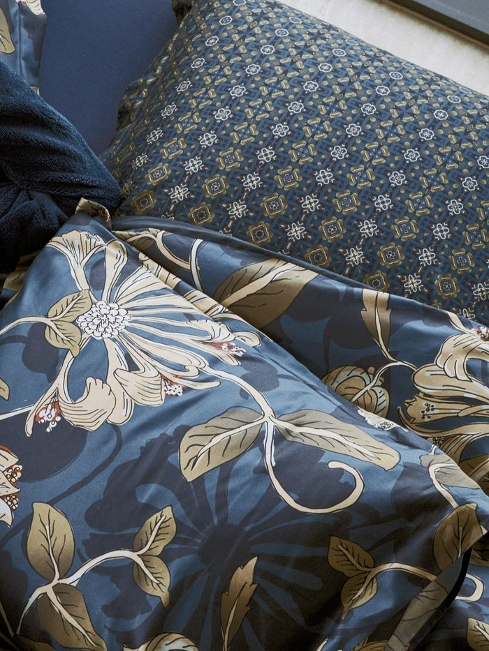 Dekbedovertrek Sky Night Blue Ink | 200 x 200|220 cm | Groen | Blauw