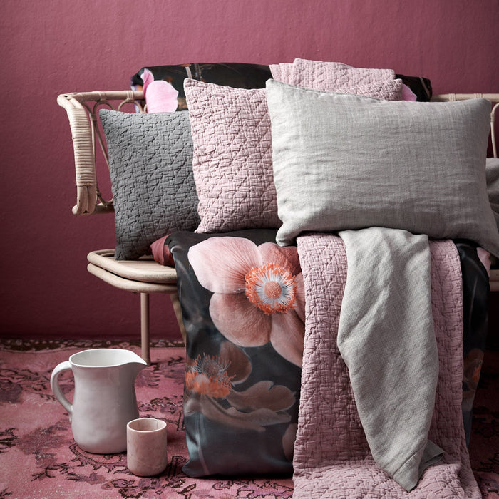 Dekbedovertrek Imagination | 200 x 200|220 cm | Zwart | Grijs | Roze | Paars