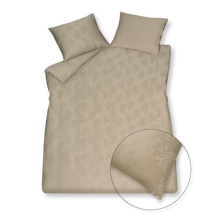 Dekbedovertrek Purity Sienna Linen | 140 x 200|220 cm | Beige | Bruin