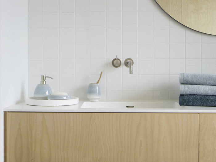 Hammam Tray Rond White | Wit