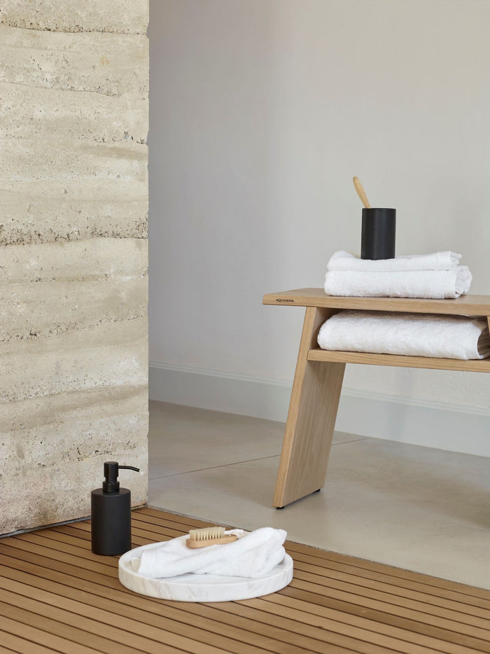 Hammam Tray Rond White | Wit