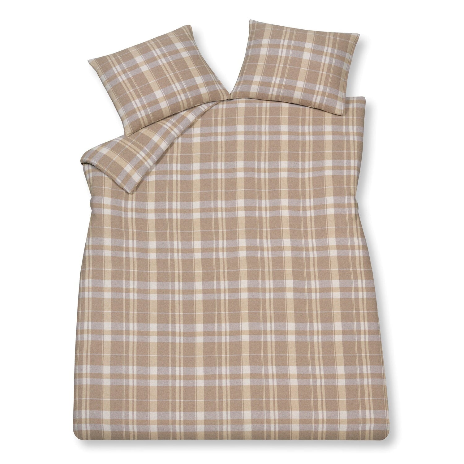 Dekbedovertrek Helsinki Multi | 240 x 200|220 cm | Beige | Bruin