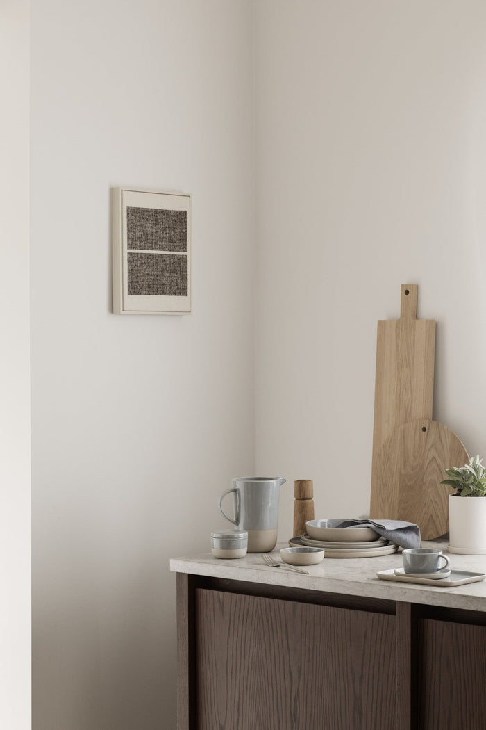 Sablo Stone Schaal 13, | Grijs | Blauw | Stoneware