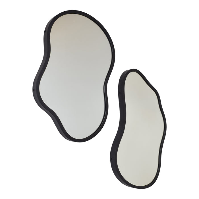 LOFT42 Spiegel Sona1 - Organische vorm - Metaal - Zwart - 67x36