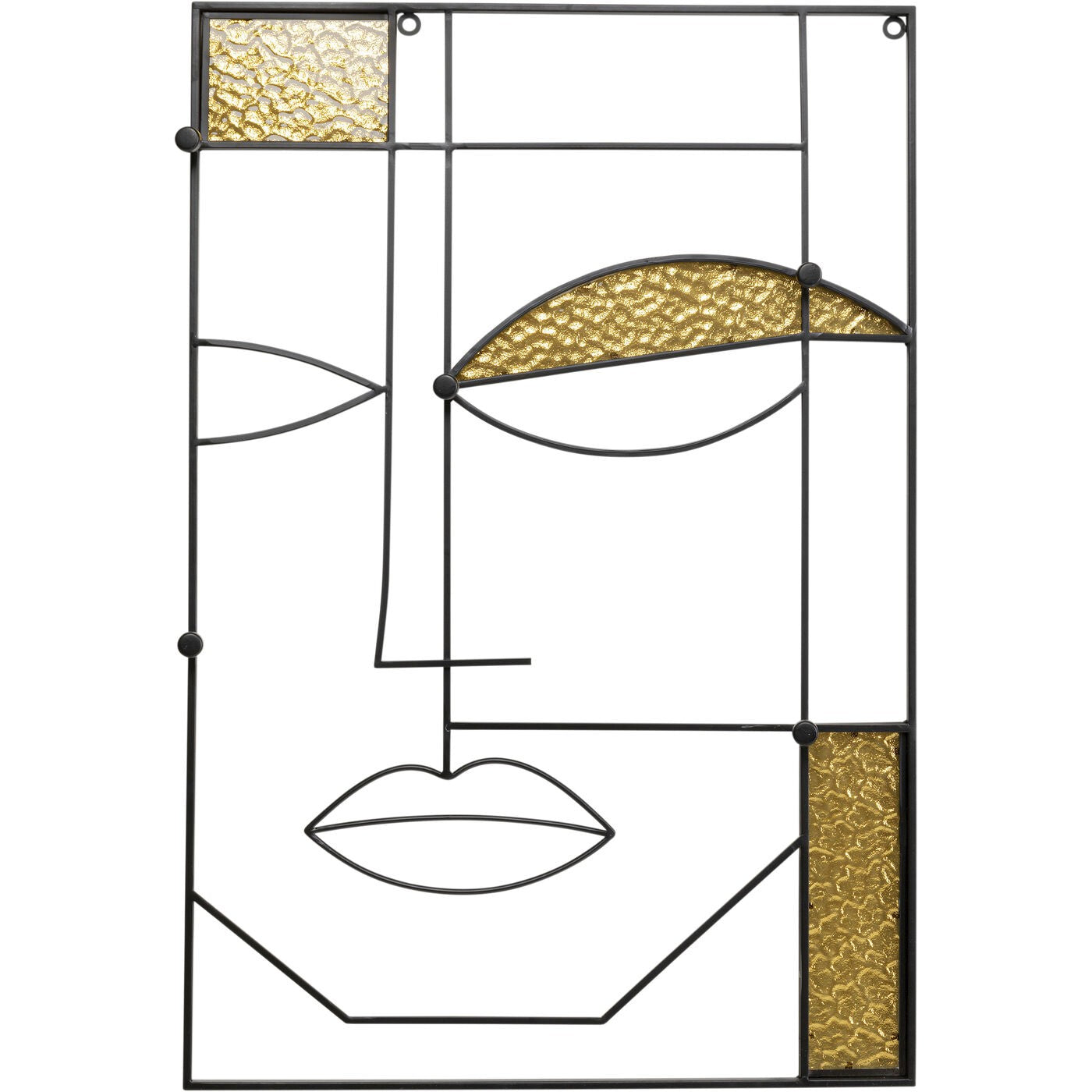 Wand Kapstok Art Face man 90x60cm Kare Design