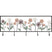 Wand Kapstok ingelijste bloemen Kare Design