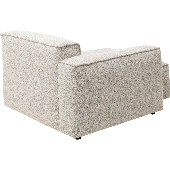 Kare Design Casanova hoek ligstoel - links - grijs