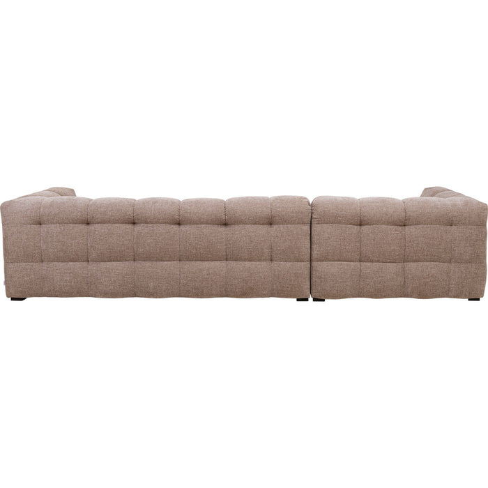 Kare Design Salamanca hoekbank - bruin - links