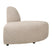 HKliving Jax Bank Element - Hoekstuk Rond - Bouclé - Taupe