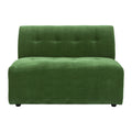 HKliving Vint Bank Element - 1,5-zitsbank Middenstuk - Royal Velvet - Groen