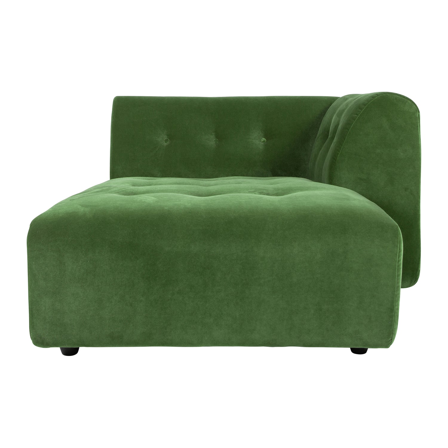 HKliving Vint Bank Element - Divan Rechts - Royal Velvet - Groen