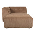 HKliving Vint Bank Element - Divan Links - Corduroy Rib - Bruin