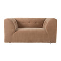 HKliving Vint Bank Element - Loveseat - Corduroy Rib - Bruin