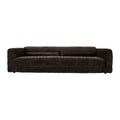 HKliving Club 4-zitsbank - Royal Velvet - Espresso