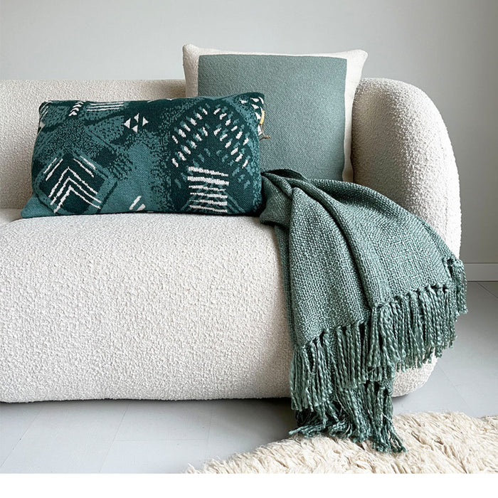 Malagoon Solid Plaid 125 x 150 cm - Saliegroen