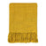Malagoon Solid Plaid 125 x 150 cm - Curry Geel