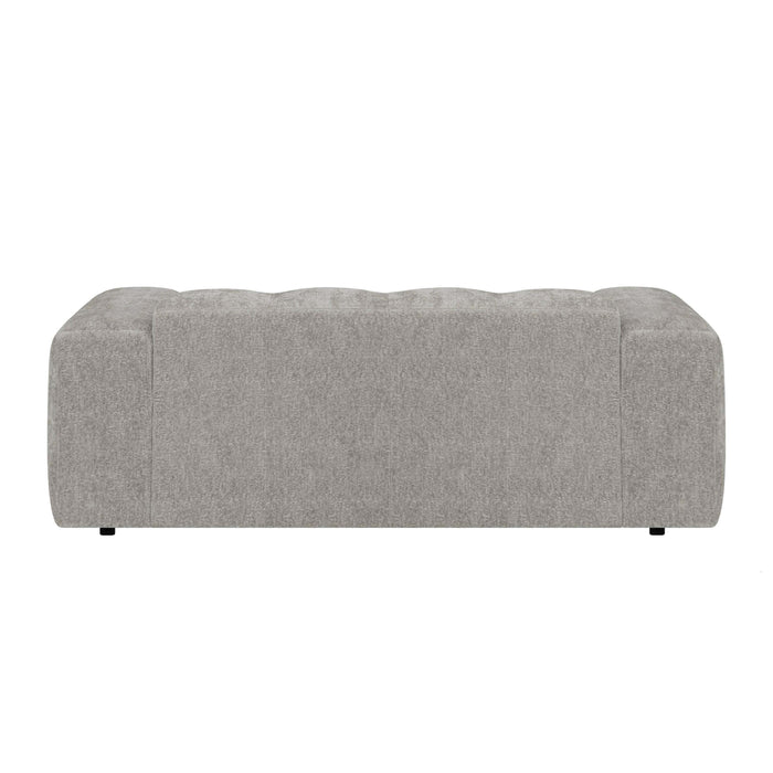 by fonQ Plume 2-zitsbank - Chenille - Grijs