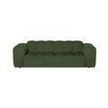 by fonQ Plume 2,5-zitsbank - Chenille - Groen