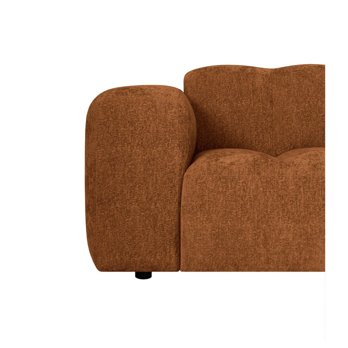 by fonQ Plume 2-zitsbank - Chenille - Terra