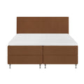 by fonQ Nubo Boxspring met Opbergruimte en Hoofdbord - 180 x 200 cm - Terra