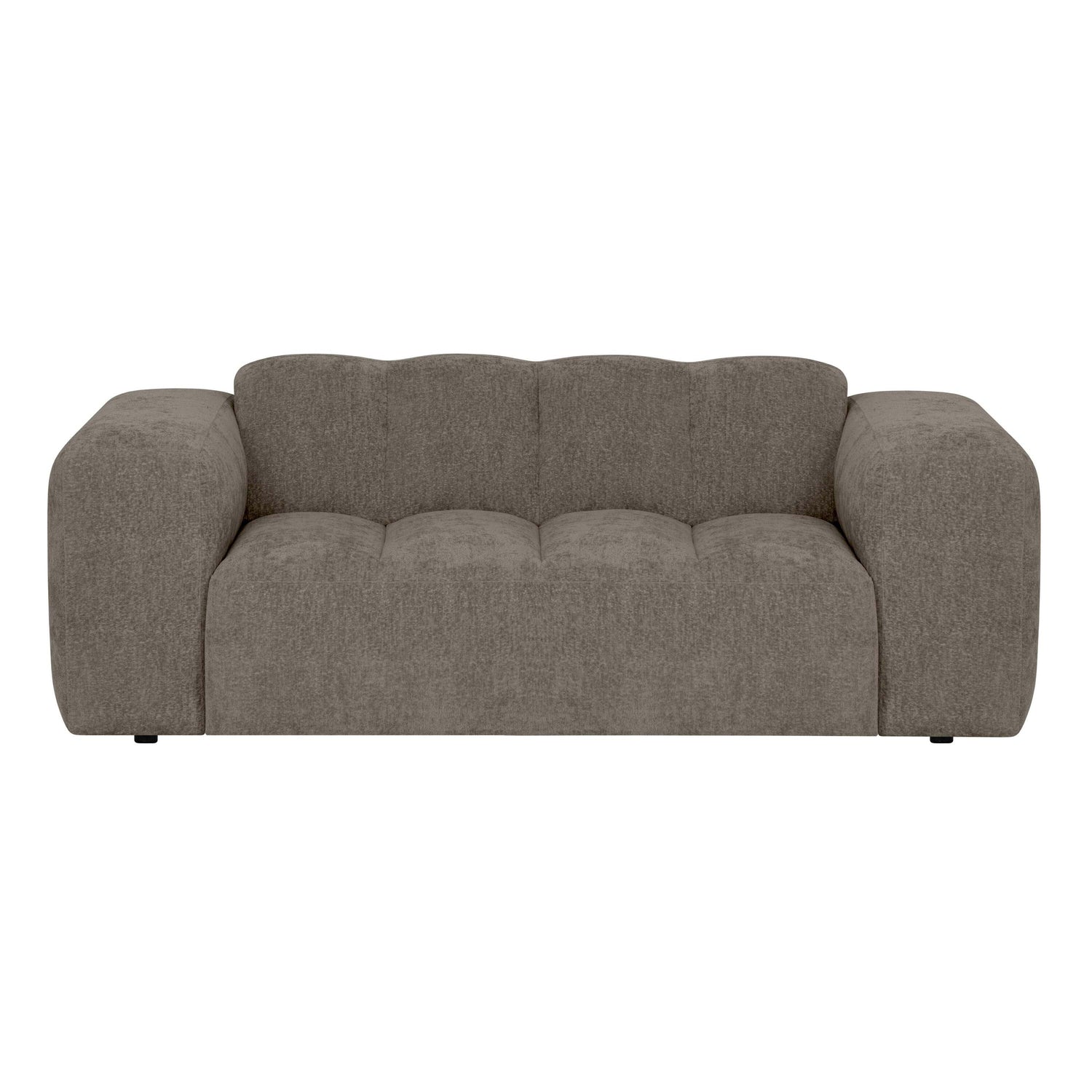by fonQ Plume 2-zitsbank - Chenille - Mocca