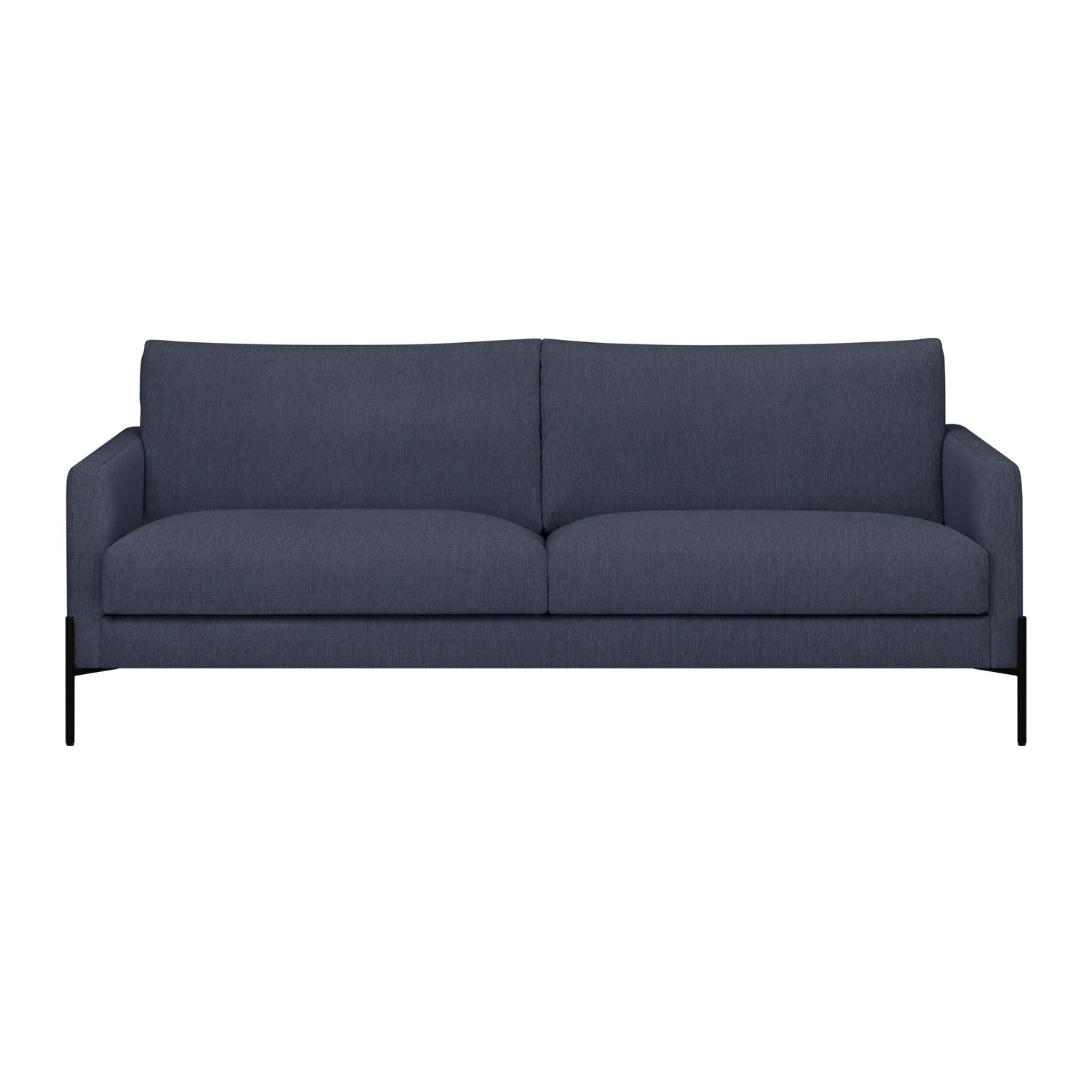 by fonQ Sora 2-zitsbank - Linnen - Donkerblauw