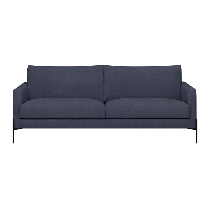 by fonQ Sora 2-zitsbank - Linnen - Donkerblauw