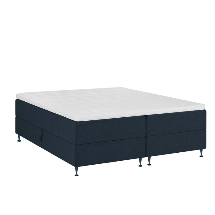 by fonQ Nubo Boxspring met Opbergruimte - 180 x 200 cm - Blauw