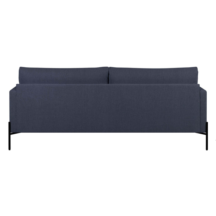 by fonQ Sora 2-zitsbank - Linnen - Donkerblauw