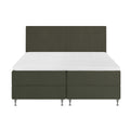 by fonQ Nubo Boxspring met Opbergruimte en Hoofdbord - 180 x 200 cm - Mosgroen